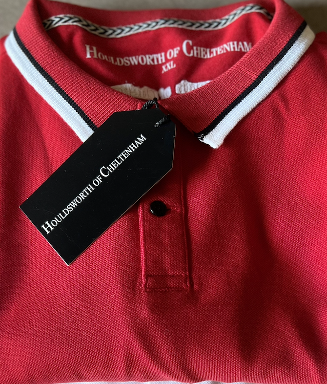 Houldsworth of Cheltenham embroidered polo shirt